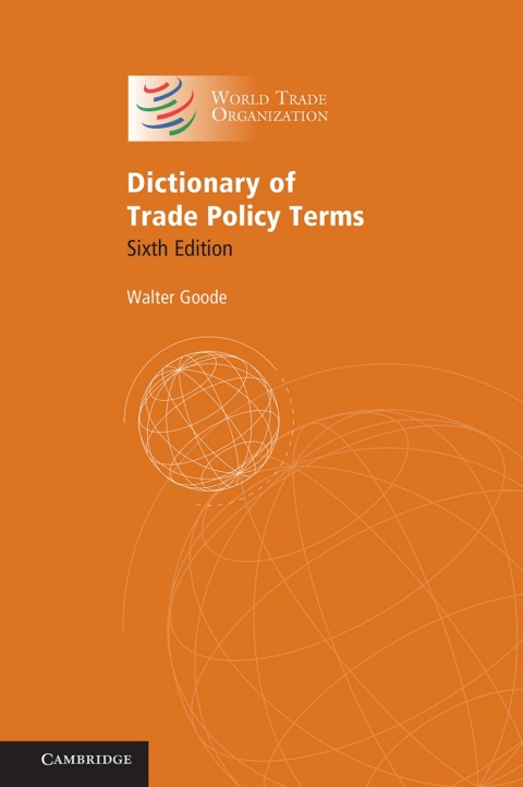 Cover image for book Dictionary of Trade Policy Terms