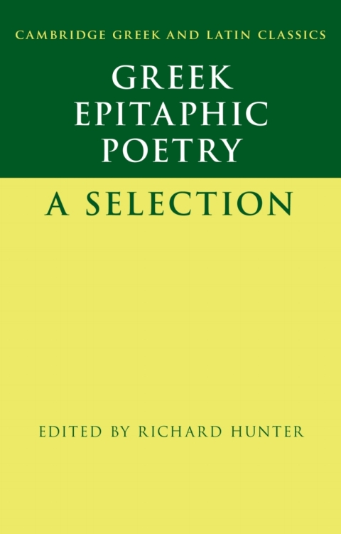 Cover image for book Greek Epitaphic Poetry
