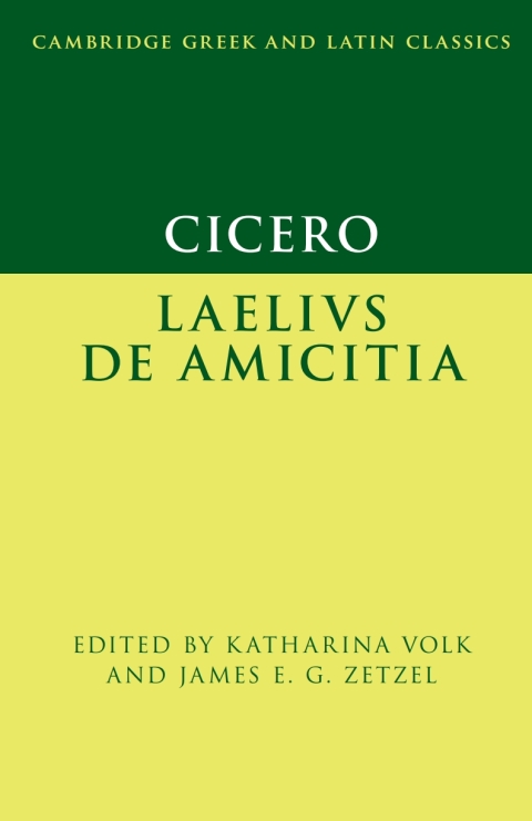 Cicero: Laelius de amicitia 