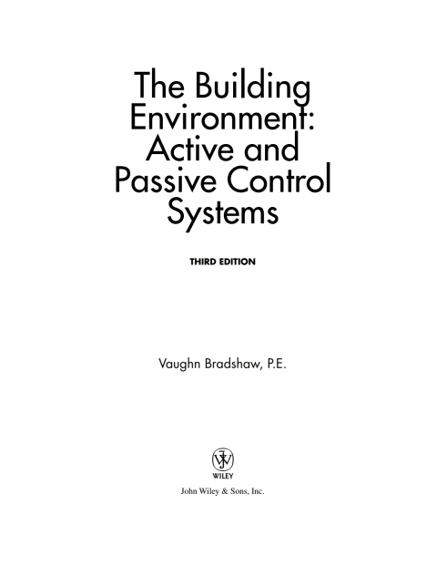 Cover image for book The Building Environment