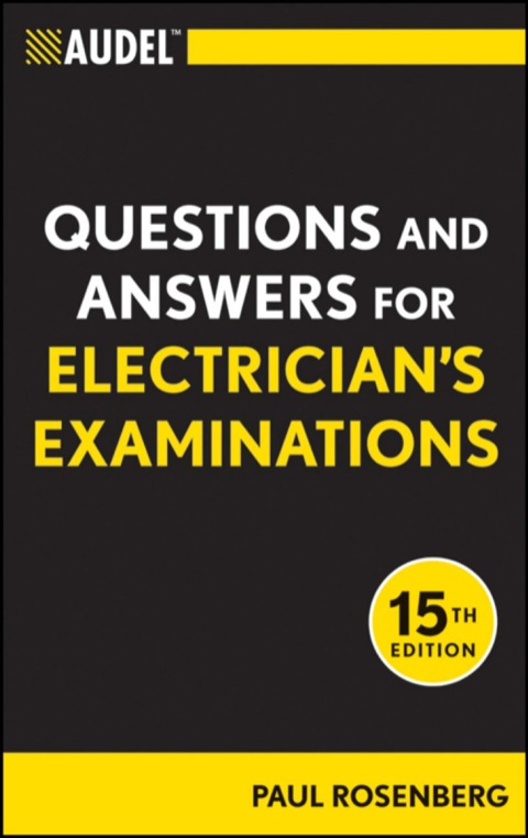 Cover image for book Audel Questions and Answers for Electrician's Examinations