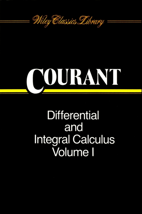 Cover image for book Differential and Integral Calculus, Volume 1