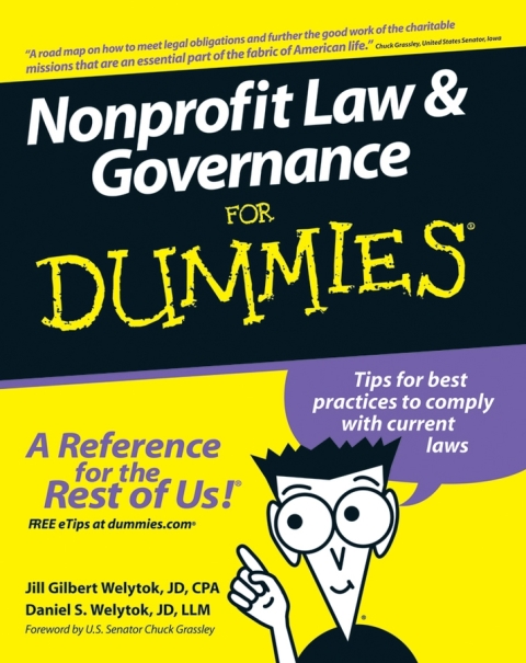 Cover image for book Nonprofit Law and Governance For Dummies
