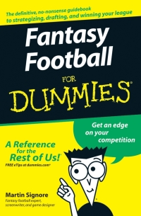 Cover image: Fantasy Football For Dummies 1st edition 9780470125076