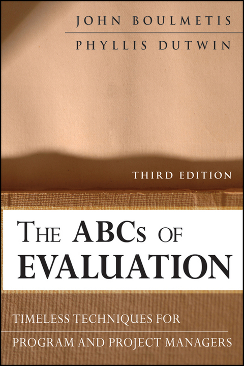 Cover image for book The ABCs of Evaluation: Timeless Techniques for Program and Project Managers