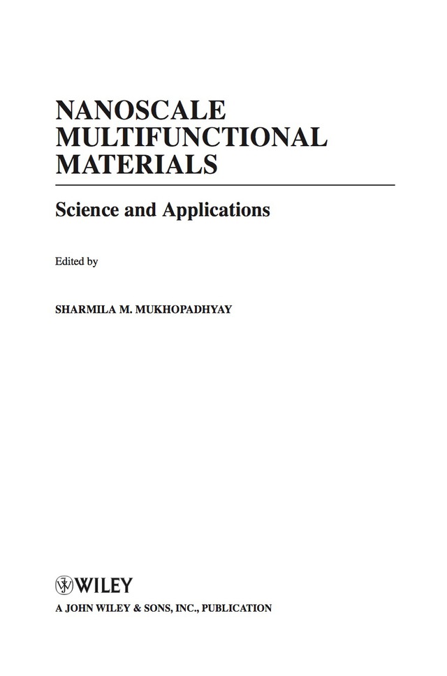 Nanoscale Multifunctional Materials Science and Applications