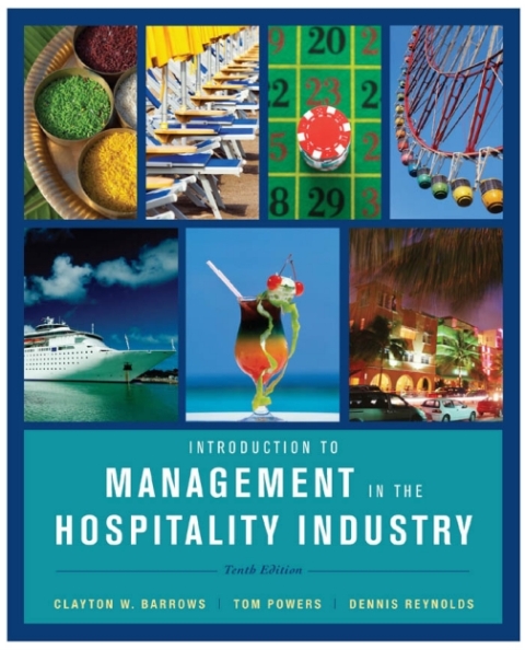 Cover image for book Introduction to Management in the Hospitality Industry