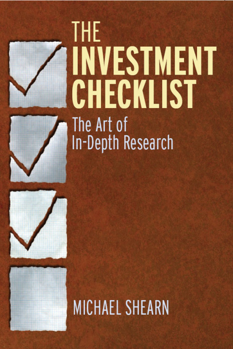 Investment Checklist:Art Of In Depth...