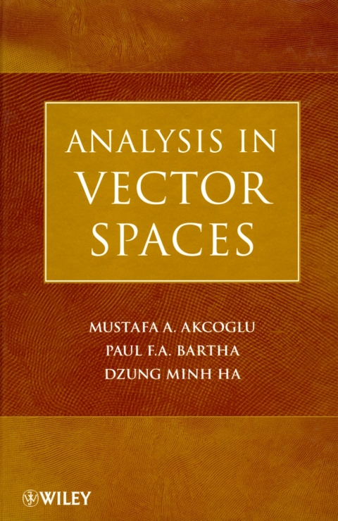 Cover image for book Analysis in Vector Spaces