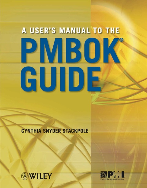 Cover image for book A User's Manual to the PMBOK Guide