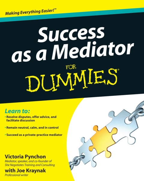 Cover image for book Success as a Mediator For Dummies