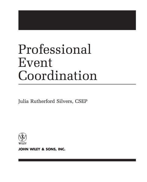 Cover image for book Professional Event Coordination