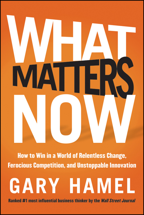 What Matters Now: How to Win in a World of Relentless Change, Ferocious Competition, and Unstoppable Innovation 