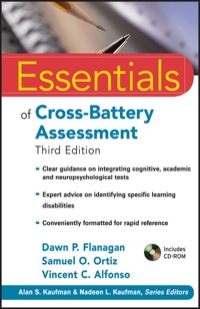 Imagen de portada: Essentials of Cross-Battery Assessment 3rd edition 9780470621950