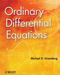 صورة الغلاف: Ordinary Differential Equations 1st edition 9781118230022