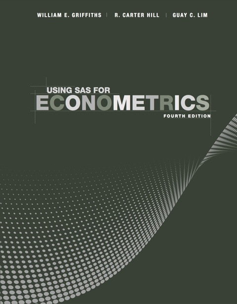 Cover image for book Using SAS for Principles of Econometrics