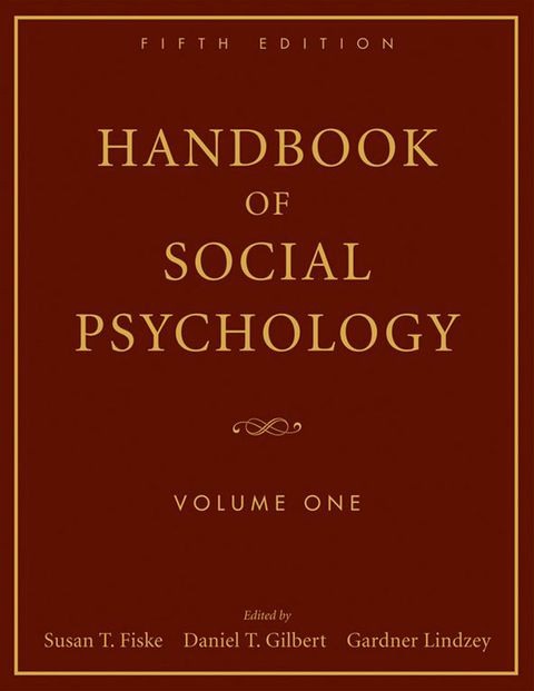 Cover image for book Handbook of Social Psychology, Volume One