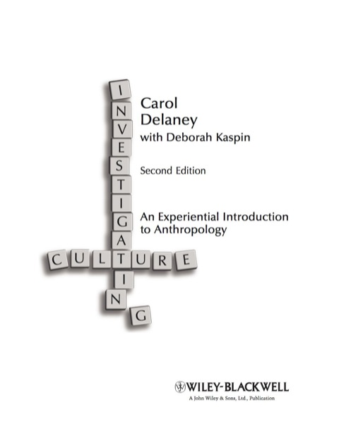 Cover image for book Investigating Culture: An Experiential Introduction to Anthropology