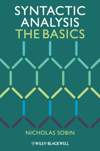 Syntactic Analysis the Basics