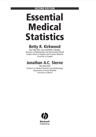 Essential Medical Statistics