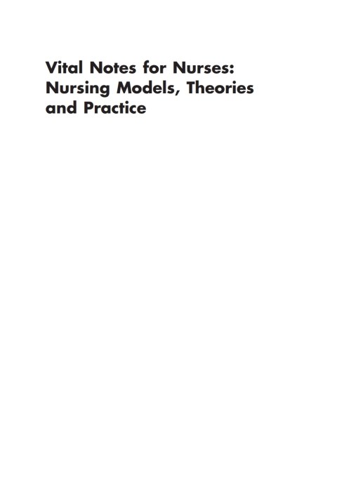 Cover image for book Vital Notes for Nurses