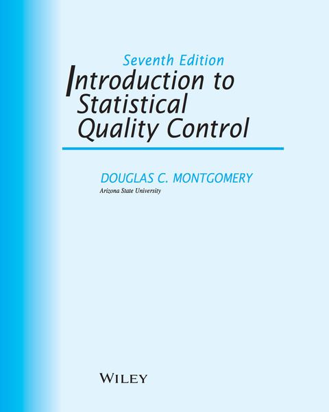 Introduction to Statistical Quality Control 