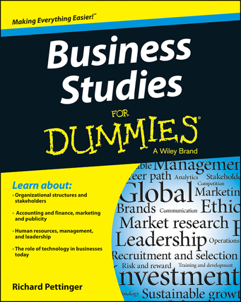 Cover image for book Business Studies For Dummies
