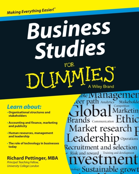 Cover image for book Business Studies For Dummies