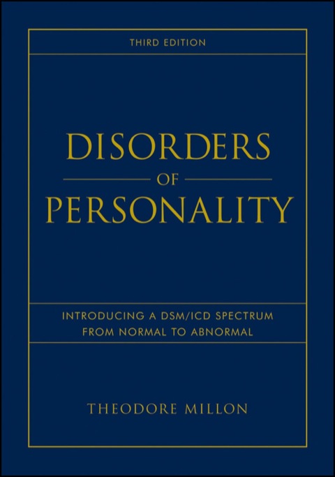 Cover image for book Disorders of Personality: Introducing a DSM/ICD Spectrum from Normal to Abnormal