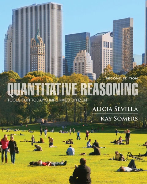Cover image for book Quantitative Reasoning: Tools for Today's Informed Citizen