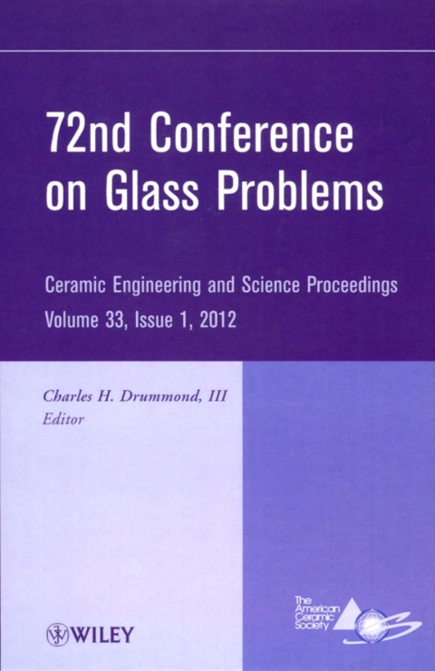 72nd Conference on Glass Problems 
