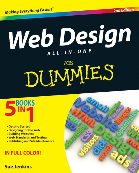 Cover image for book Web Design All-in-One For Dummies