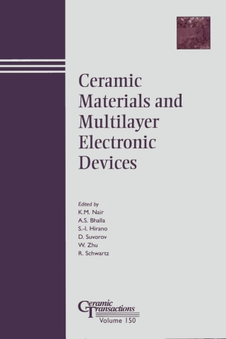 Ceramic Materials and Multilayer Electronic Devices