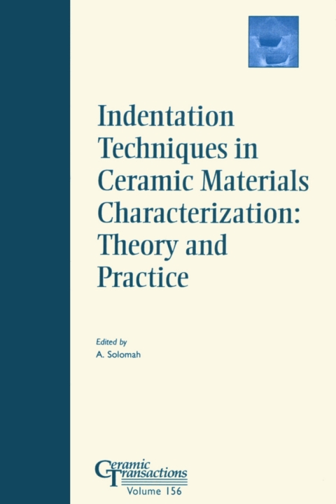 Cover image for book Indentation Techniques in Ceramic Materials Characterization
