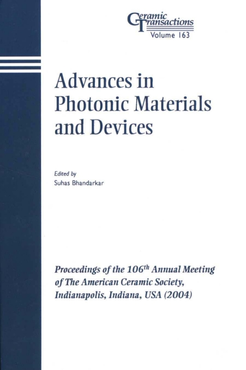 Cover image for book Advances in Photonic Materials and Devices