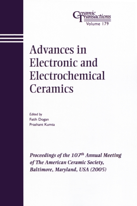 Cover image for book Advances in Electronic and Electrochemical Ceramics