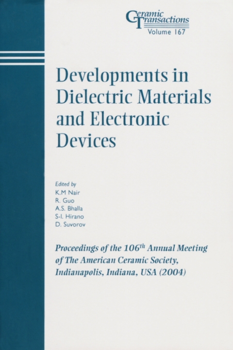 Cover image for book Developments in Dielectric Materials and Electronic Devices