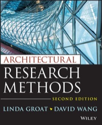 Cover image: Architectural Research Methods 2nd edition 9780470908556