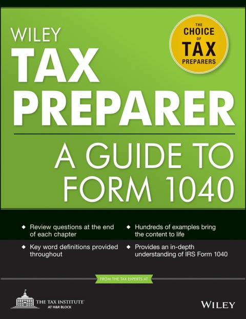 Cover image for book Wiley Tax Preparer: A Guide to Form 1040