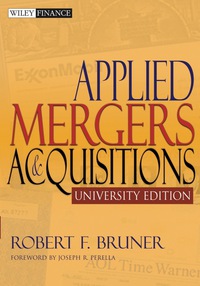Cover image: Applied Mergers and Acquisitions, University Edition 1st edition 9780471395348