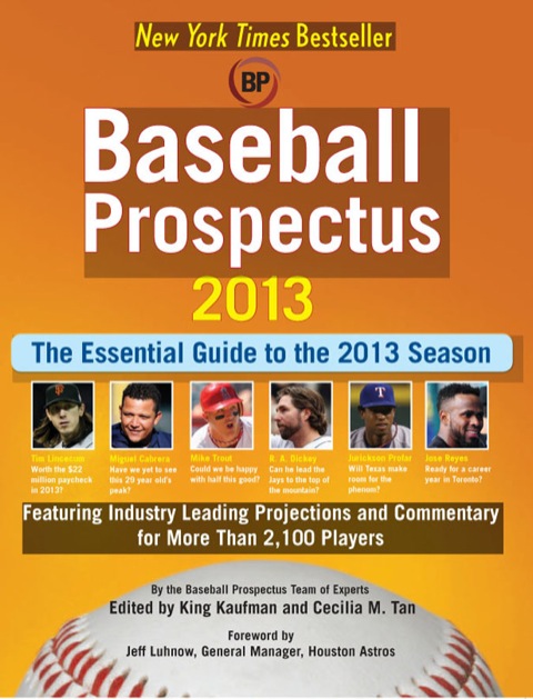 Cover image for book Baseball Prospectus 2013