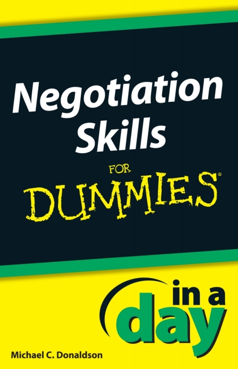 Cover image for book Negotiating Skills In a Day For Dummies