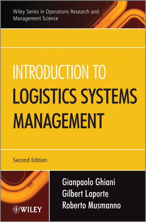 Cover image for book Introduction to Logistics Systems Management