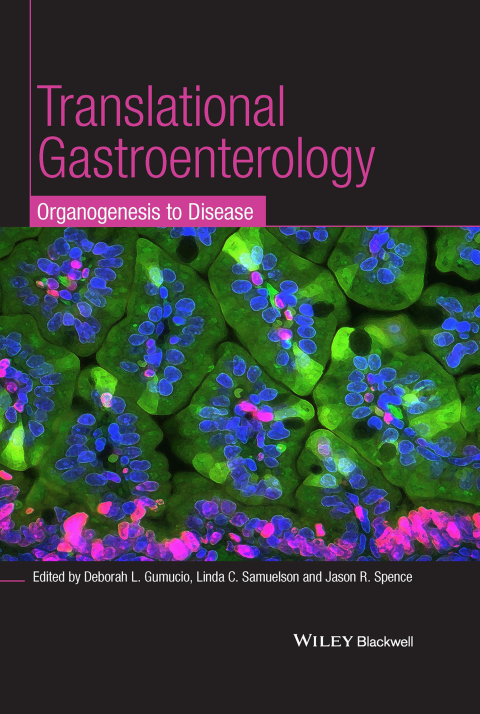 Cover image for book Translational Research and Discovery in Gastroenterology: Organogenesis to Disease
