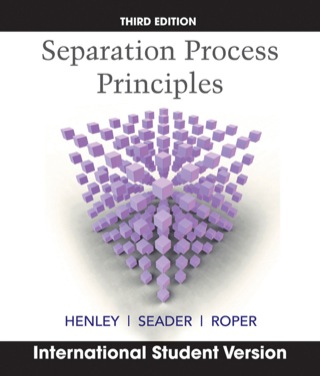 Separation Process Principles (Ise)