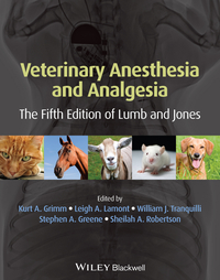 صورة الغلاف: Veterinary Anesthesia and Analgesia, The Fifth Edition of Lumb and Jones 5th edition 9781118526231