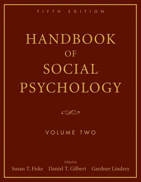 Cover image for book Handbook of Social Psychology, Volume Two