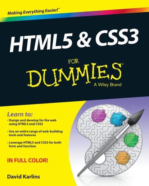 Cover image for book HTML5 & CSS3 For Dummies