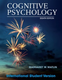 Cognitive Psychology, International Student Version 8th Edition ...