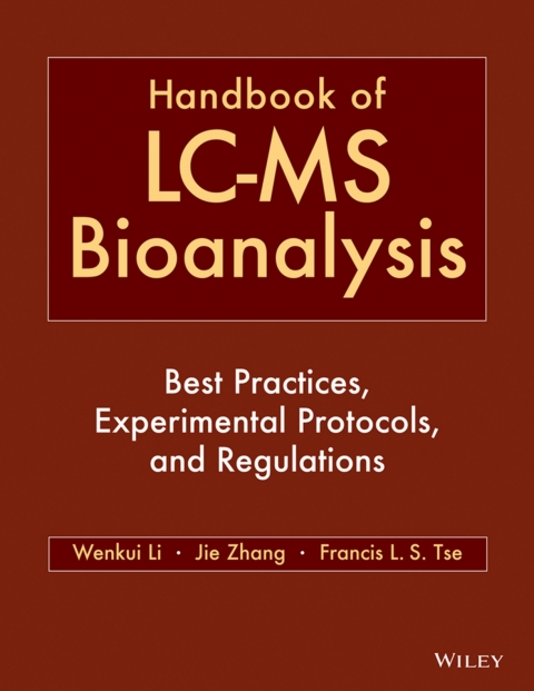 Cover image for book Handbook of LC-MS Bioanalysis